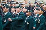 Remembrance Sunday at the Cenotaph 2015: Group A2, Royal Green Jackets Association.
Cenotaph, Whitehall, London SW1,
London,
Greater London,
United Kingdom,
on 08 November 2015 at 12:08, image #1163