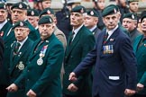 Remembrance Sunday at the Cenotaph 2015: Group A2, Royal Green Jackets Association.
Cenotaph, Whitehall, London SW1,
London,
Greater London,
United Kingdom,
on 08 November 2015 at 12:08, image #1173