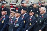 Remembrance Sunday at the Cenotaph 2015: Group A20, Royal Northumberland Fusiliers.
Cenotaph, Whitehall, London SW1,
London,
Greater London,
United Kingdom,
on 08 November 2015 at 12:12, image #1329