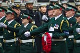 Remembrance Sunday at the Cenotaph 2015: Group M13, London Ambulance Service NHS Trust.
Cenotaph, Whitehall, London SW1,
London,
Greater London,
United Kingdom,
on 08 November 2015 at 12:16, image #1491