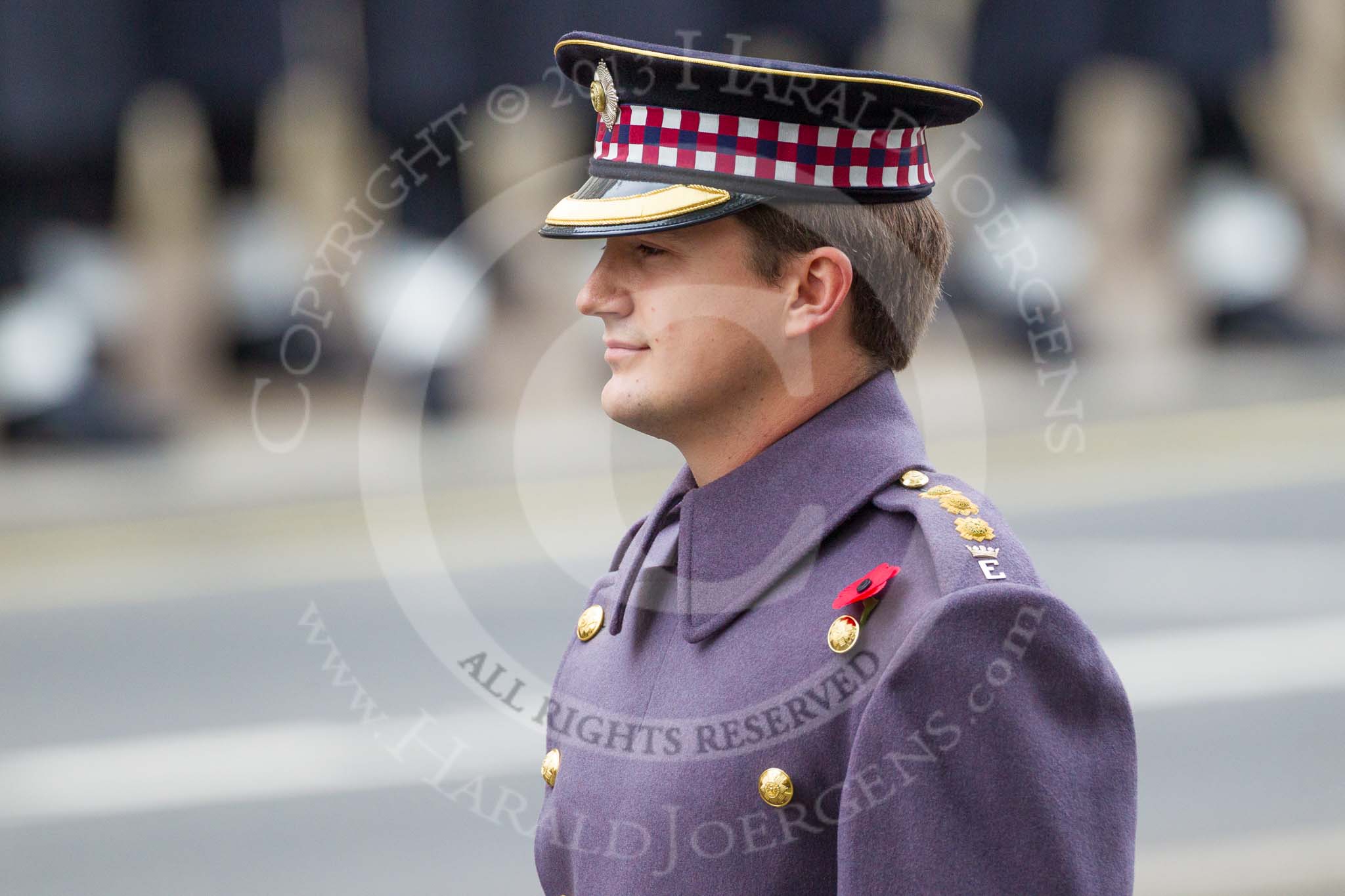 Remembrance Sunday at the Cenotaph 2015: Captain Edward Dalrymple, equerry to the Duke of Kent. Image #276, 08 November 2015 11:14 Whitehall, London, UK