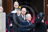 Remembrance Sunday at the Cenotaph 2015: Leading members of the Royal British Legion, the Royal Air Force Association, the Royal Navy Association, the Royal Commonwealth Ex-Services League and Transport for London leaving the Foreign- and Commonwealth Office. Image #67, 08 November 2015 10:40 Whitehall, London, UK