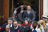Remembrance Sunday at the Cenotaph 2015: The High Commissioners or their representatives leaving the Foreign- and Commonwealth Office. Image #98, 08 November 2015 10:55 Whitehall, London, UK