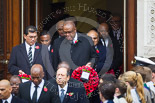 Remembrance Sunday at the Cenotaph 2015: The High Commissioners or their representatives leaving the Foreign- and Commonwealth Office. Image #101, 08 November 2015 10:56 Whitehall, London, UK