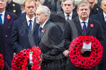 Remembrance Sunday at the Cenotaph 2015: The leader of the opposition, Jeremy Corbyn, walking towards the Cenotaph with his wreath. Image #212, 08 November 2015 11:06 Whitehall, London, UK