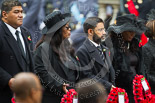 Remembrance Sunday at the Cenotaph 2015: The Acting High Commissioner of Tonga, High Commissioner of Swaziland, the High Commissioner of Mauritius, and the Deputy High Commissioner  of Barbados. Image #231, 08 November 2015 11:09 Whitehall, London, UK