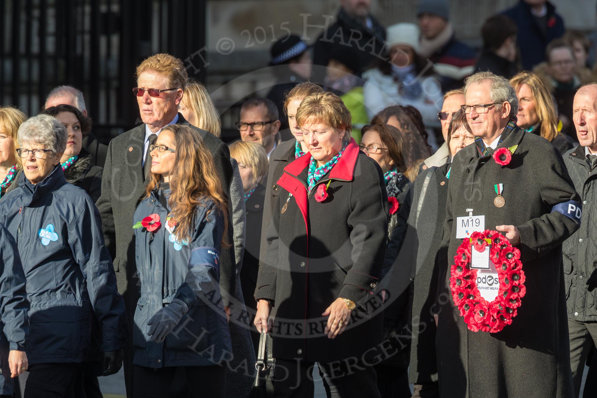 March Past, Remembrance Sunday at the Cenotaph 2016: M19 PDSA.
Cenotaph, Whitehall, London SW1,
London,
Greater London,
United Kingdom,
on 13 November 2016 at 13:16, image #2638