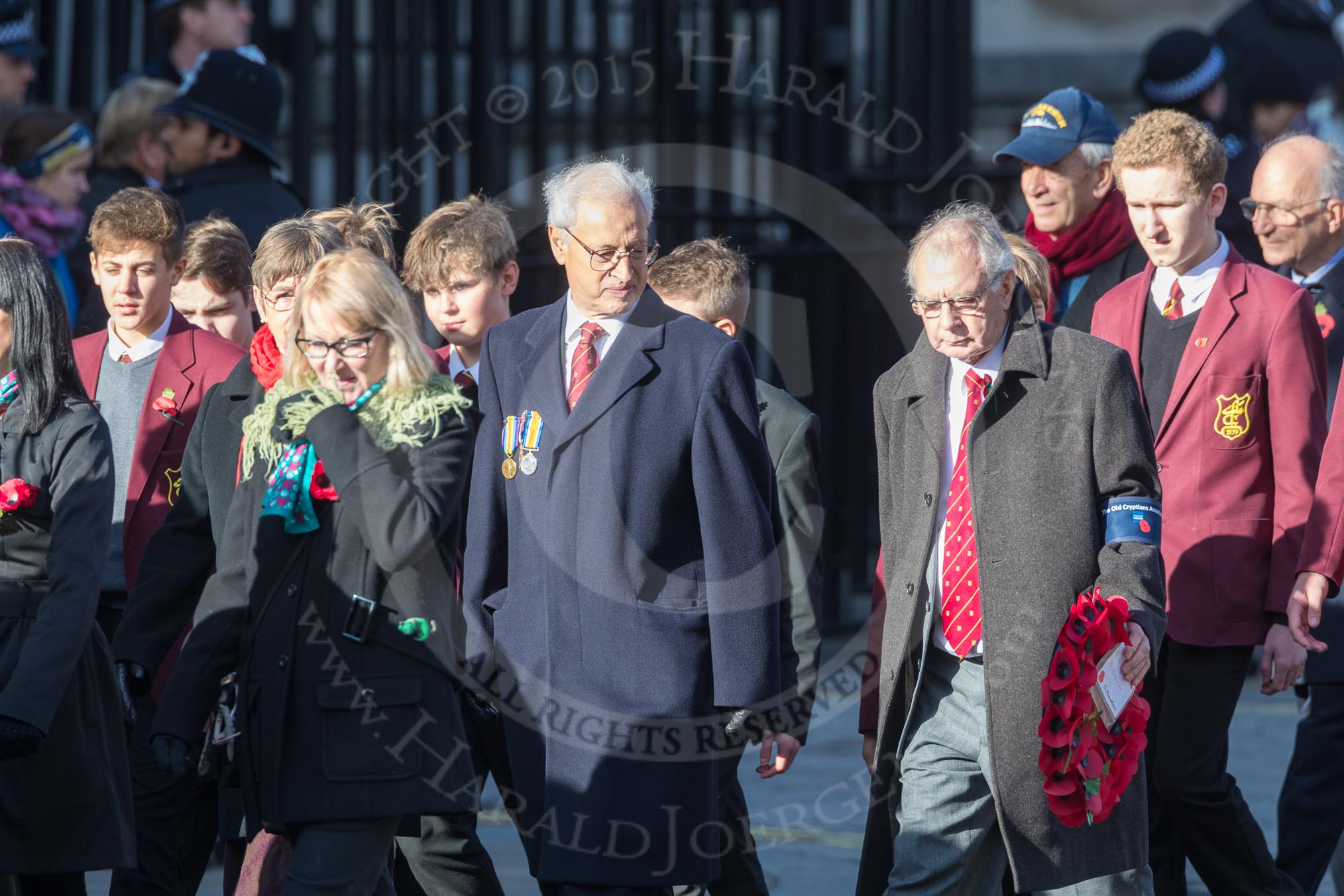 March Past, Remembrance Sunday at the Cenotaph 2016: M20 Old Cryptians' Club.
Cenotaph, Whitehall, London SW1,
London,
Greater London,
United Kingdom,
on 13 November 2016 at 13:16, image #2651