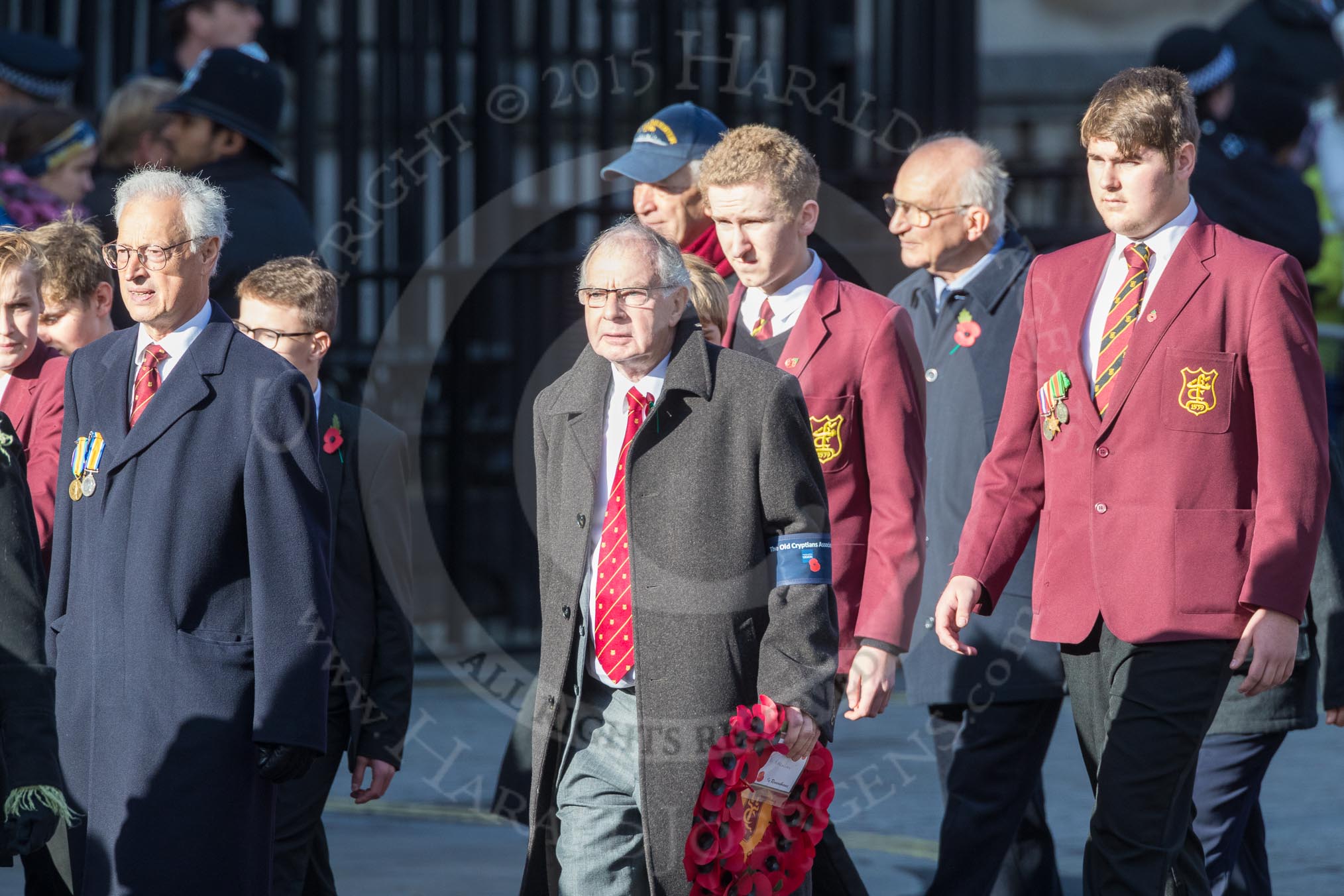 March Past, Remembrance Sunday at the Cenotaph 2016: M20 Old Cryptians' Club.
Cenotaph, Whitehall, London SW1,
London,
Greater London,
United Kingdom,
on 13 November 2016 at 13:16, image #2653