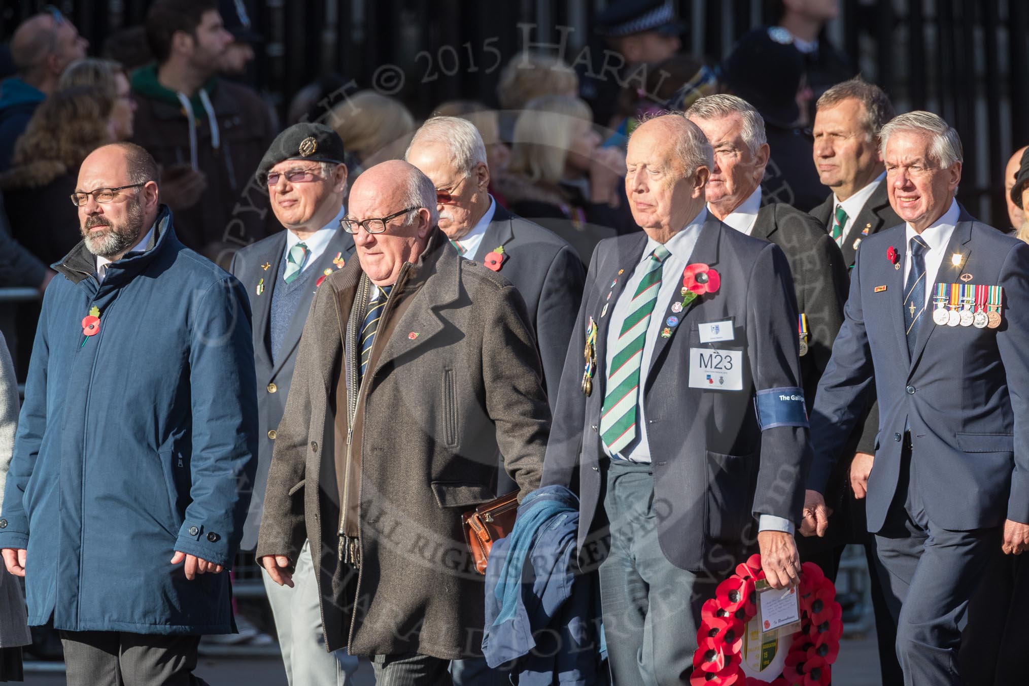 March Past, Remembrance Sunday at the Cenotaph 2016: M23 Gallipoli Association.
Cenotaph, Whitehall, London SW1,
London,
Greater London,
United Kingdom,
on 13 November 2016 at 13:16, image #2691