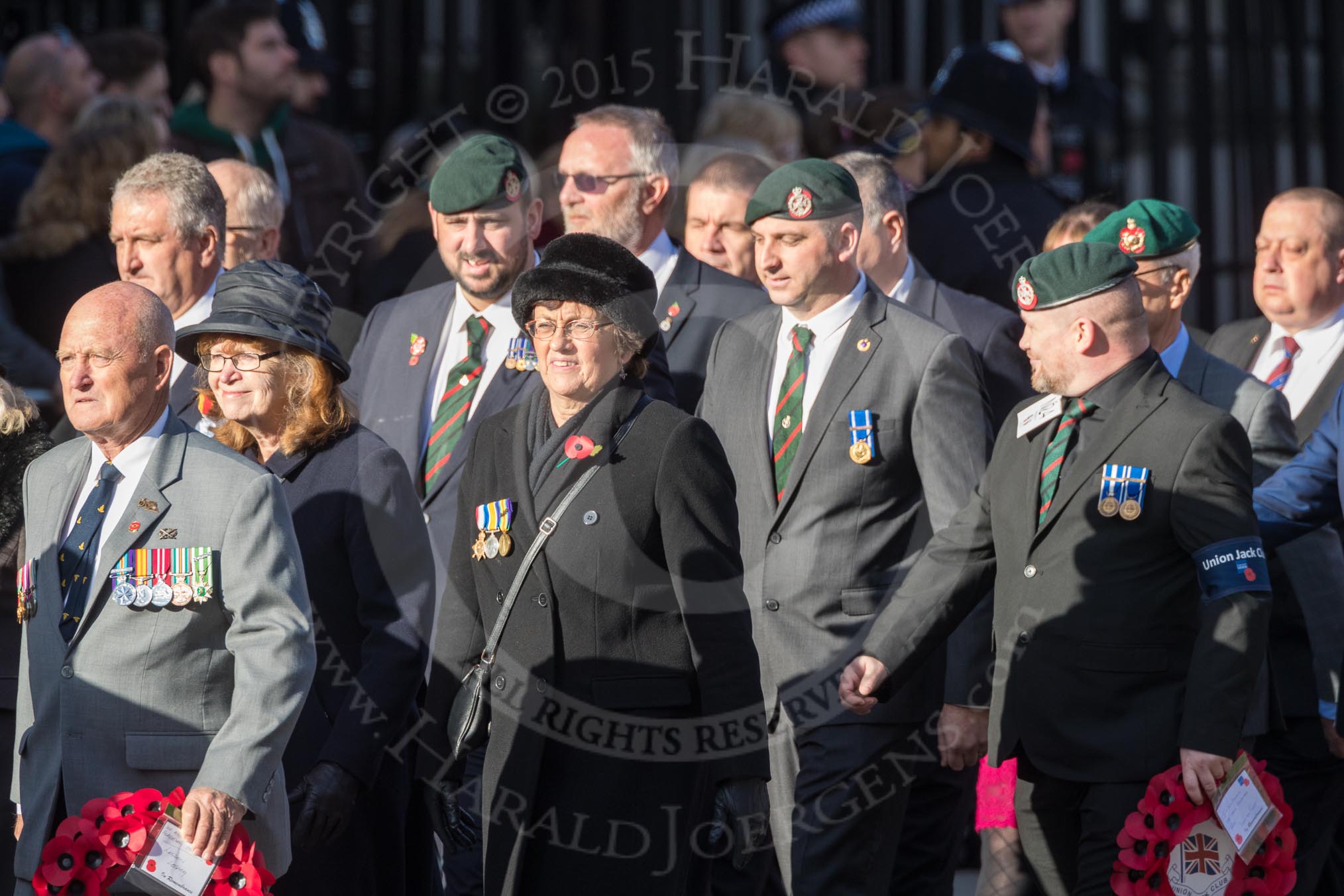 March Past, Remembrance Sunday at the Cenotaph 2016: M24 Union Jack Club.
Cenotaph, Whitehall, London SW1,
London,
Greater London,
United Kingdom,
on 13 November 2016 at 13:16, image #2700