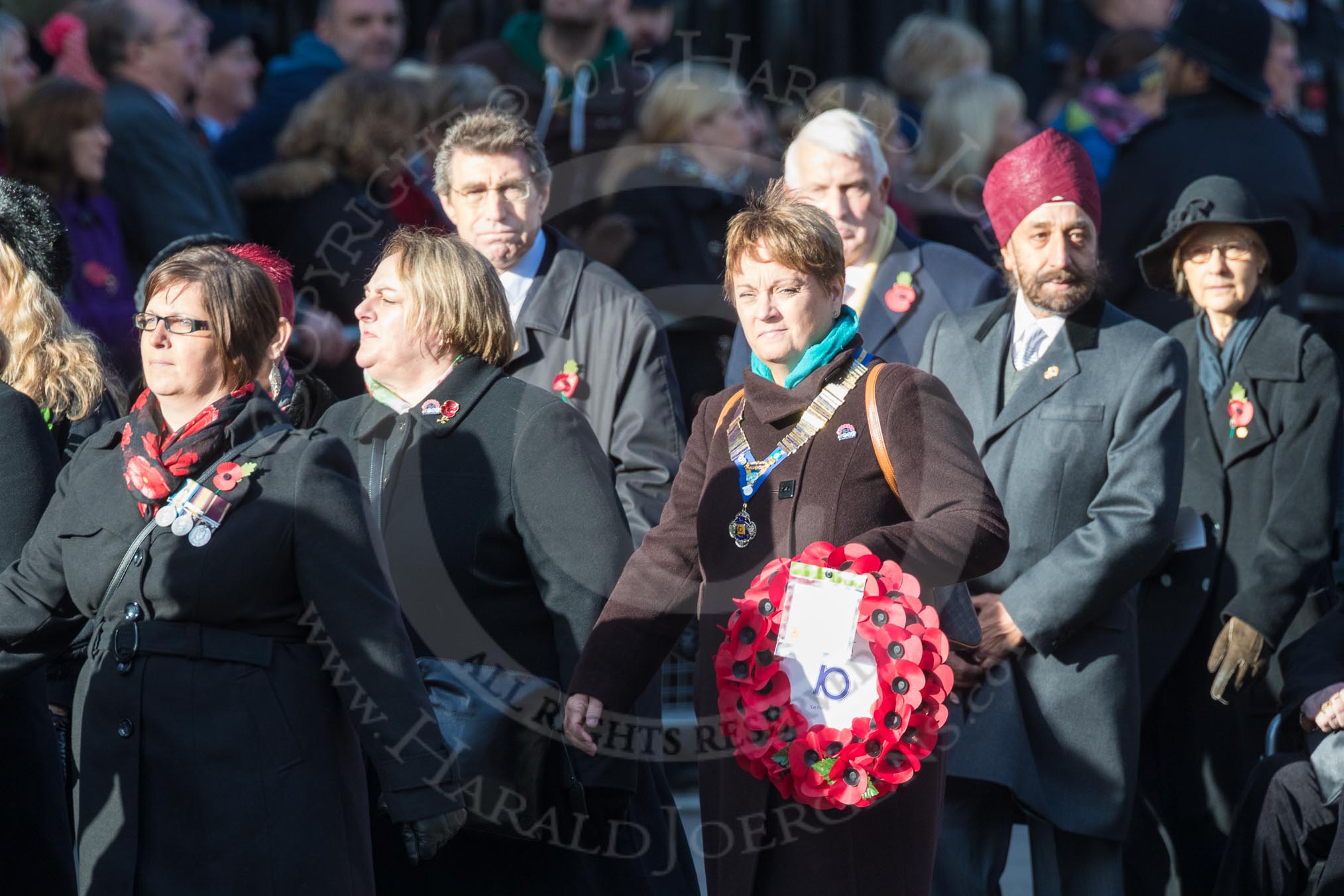 March Past, Remembrance Sunday at the Cenotaph 2016: M27 National Association of Round Tables.
Cenotaph, Whitehall, London SW1,
London,
Greater London,
United Kingdom,
on 13 November 2016 at 13:17, image #2729