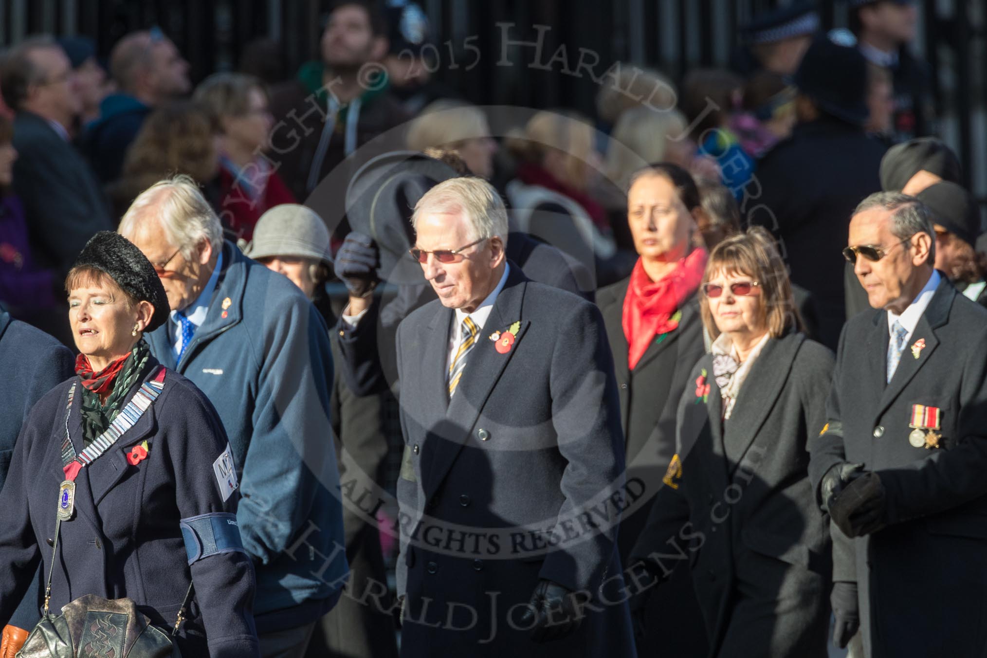 March Past, Remembrance Sunday at the Cenotaph 2016: M28 Lions Club International.
Cenotaph, Whitehall, London SW1,
London,
Greater London,
United Kingdom,
on 13 November 2016 at 13:17, image #2737