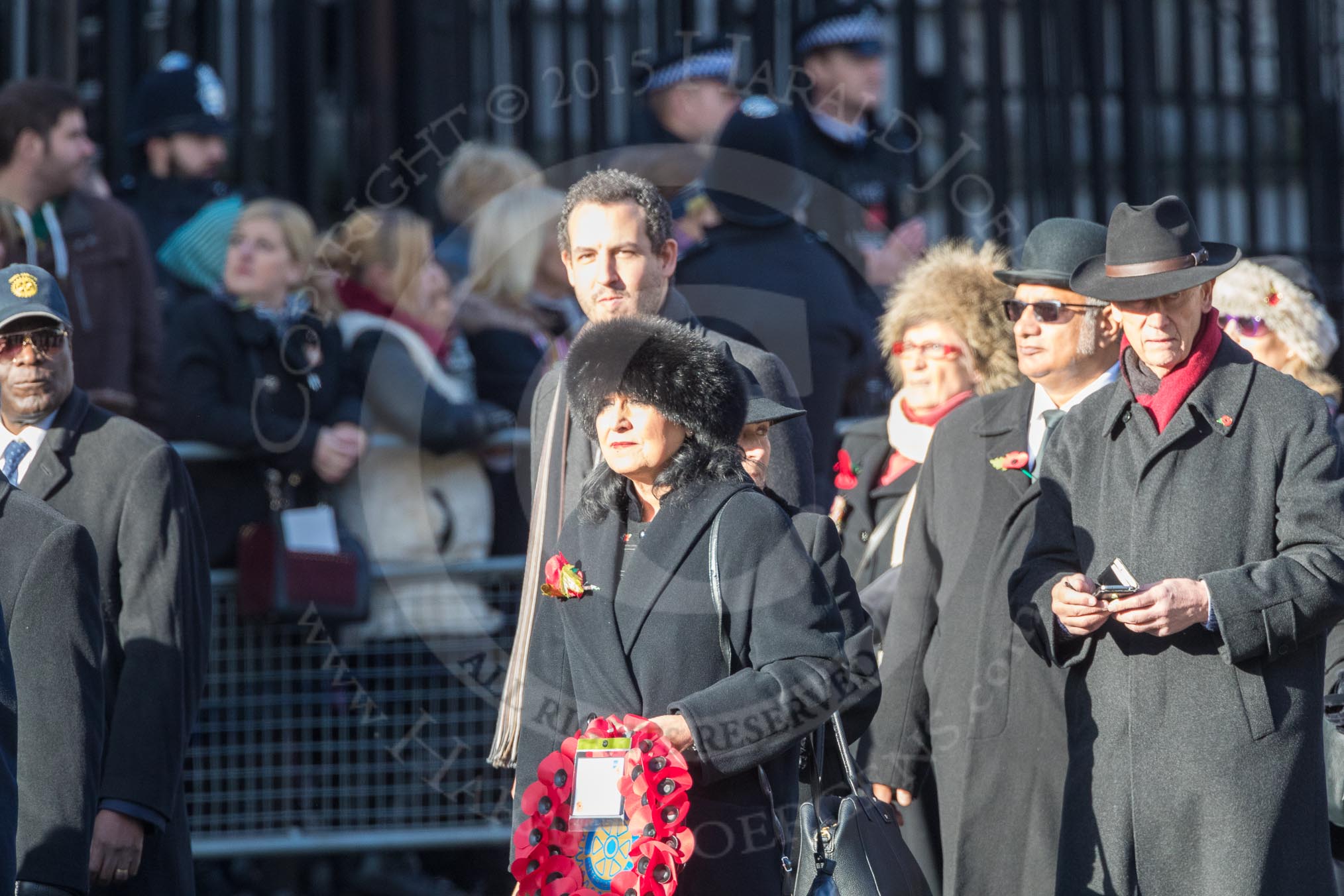March Past, Remembrance Sunday at the Cenotaph 2016: M29 Rotary International.
Cenotaph, Whitehall, London SW1,
London,
Greater London,
United Kingdom,
on 13 November 2016 at 13:17, image #2757