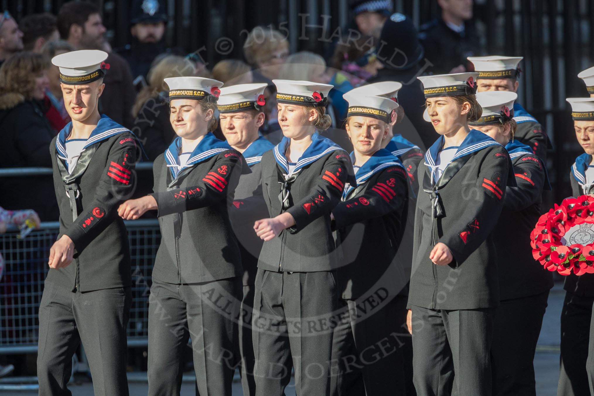 March Past, Remembrance Sunday at the Cenotaph 2016: M32 Army and combined Cadet Force.
Cenotaph, Whitehall, London SW1,
London,
Greater London,
United Kingdom,
on 13 November 2016 at 13:17, image #2786