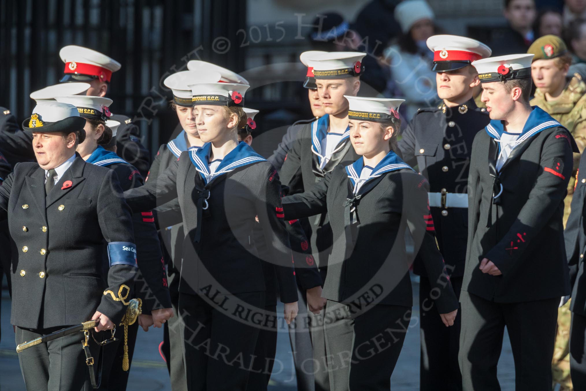 March Past, Remembrance Sunday at the Cenotaph 2016: M32 Army and combined Cadet Force.
Cenotaph, Whitehall, London SW1,
London,
Greater London,
United Kingdom,
on 13 November 2016 at 13:17, image #2794