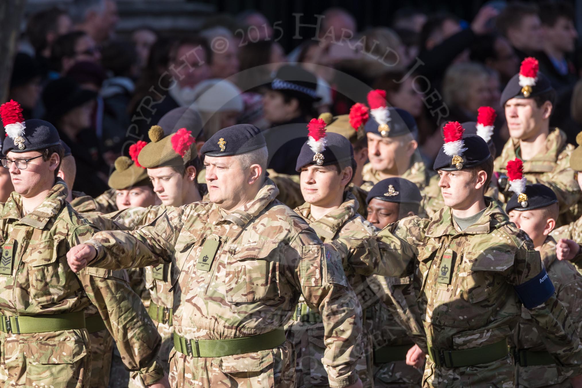 March Past, Remembrance Sunday at the Cenotaph 2016: M32 Army and combined Cadet Force.
Cenotaph, Whitehall, London SW1,
London,
Greater London,
United Kingdom,
on 13 November 2016 at 13:18, image #2821