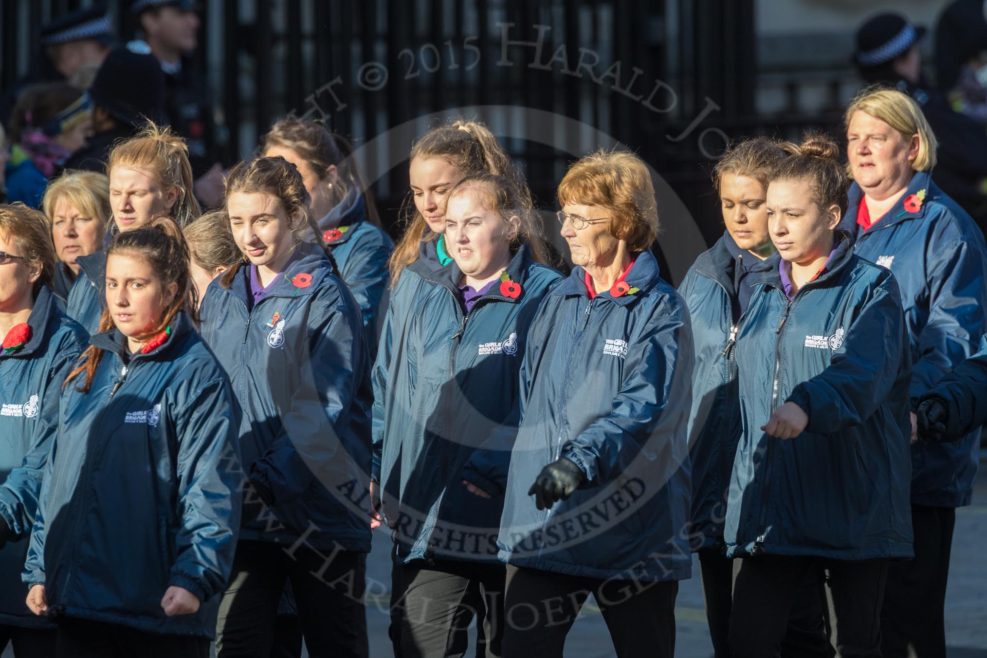 March Past, Remembrance Sunday at the Cenotaph 2016: M35 Girls Brigade England & Wales.
Cenotaph, Whitehall, London SW1,
London,
Greater London,
United Kingdom,
on 13 November 2016 at 13:18, image #2873