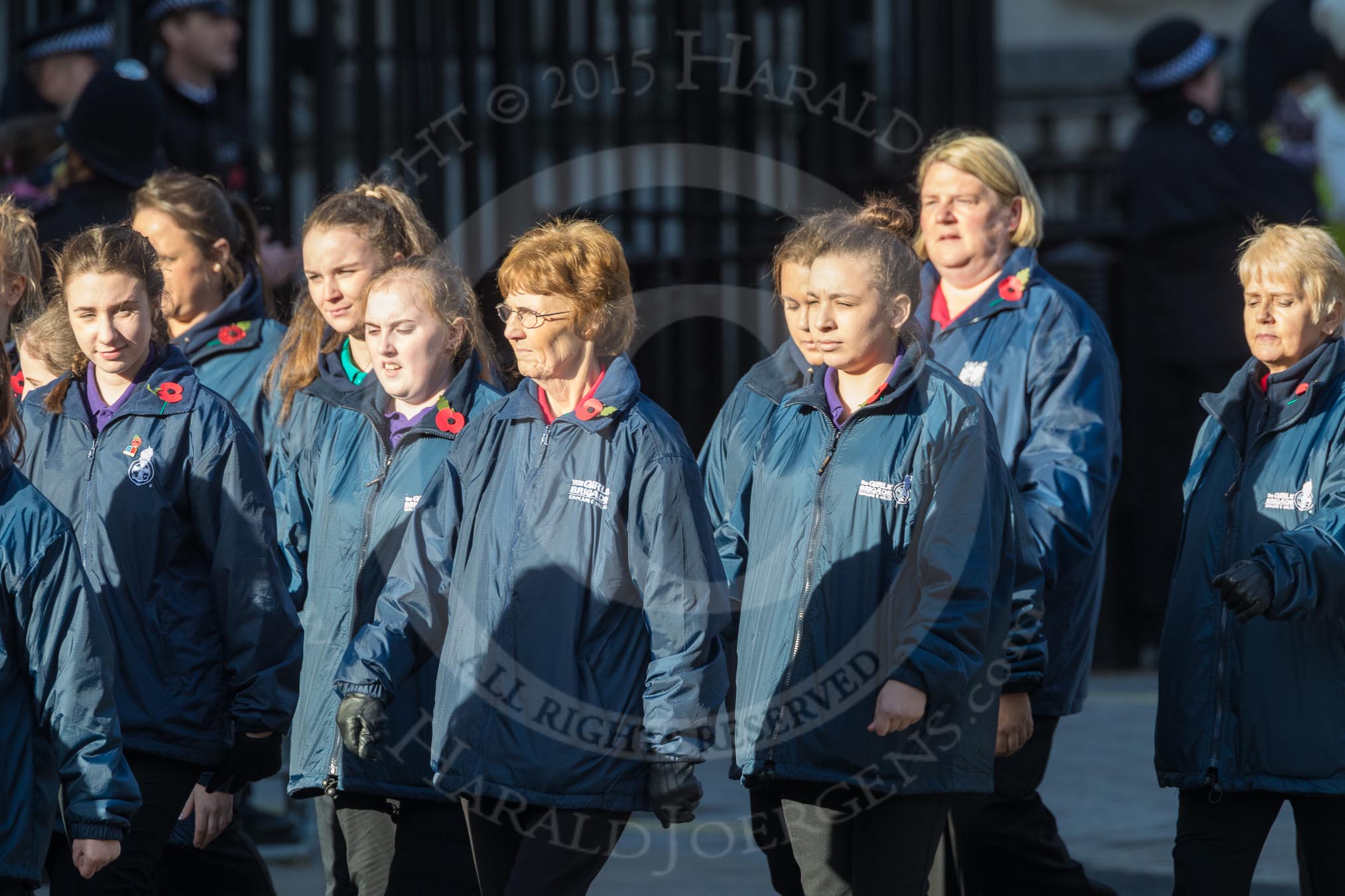 March Past, Remembrance Sunday at the Cenotaph 2016: M35 Girls Brigade England & Wales.
Cenotaph, Whitehall, London SW1,
London,
Greater London,
United Kingdom,
on 13 November 2016 at 13:18, image #2874