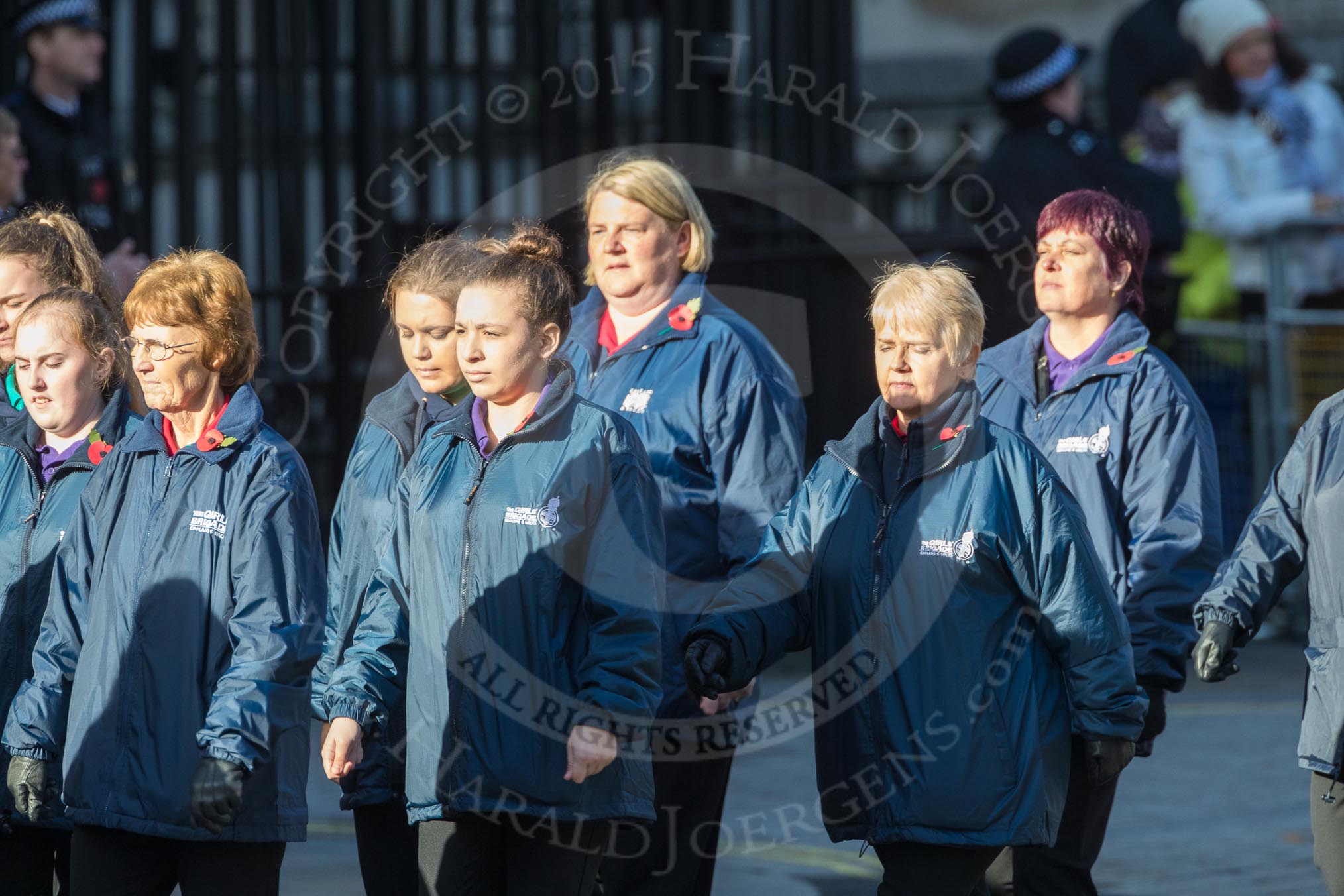 March Past, Remembrance Sunday at the Cenotaph 2016: M35 Girls Brigade England & Wales.
Cenotaph, Whitehall, London SW1,
London,
Greater London,
United Kingdom,
on 13 November 2016 at 13:18, image #2875