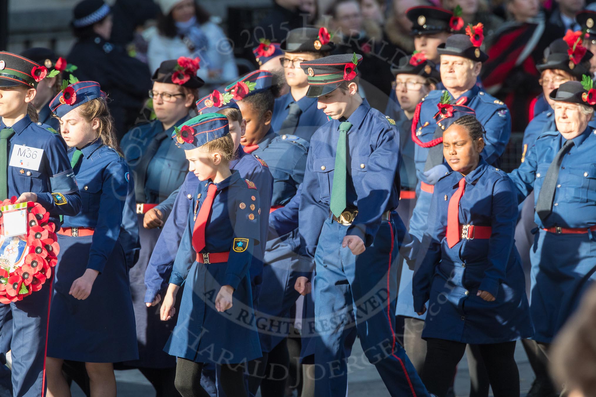 March Past, Remembrance Sunday at the Cenotaph 2016: M36 Church Lads & Church Girls Brigade.
Cenotaph, Whitehall, London SW1,
London,
Greater London,
United Kingdom,
on 13 November 2016 at 13:19, image #2886