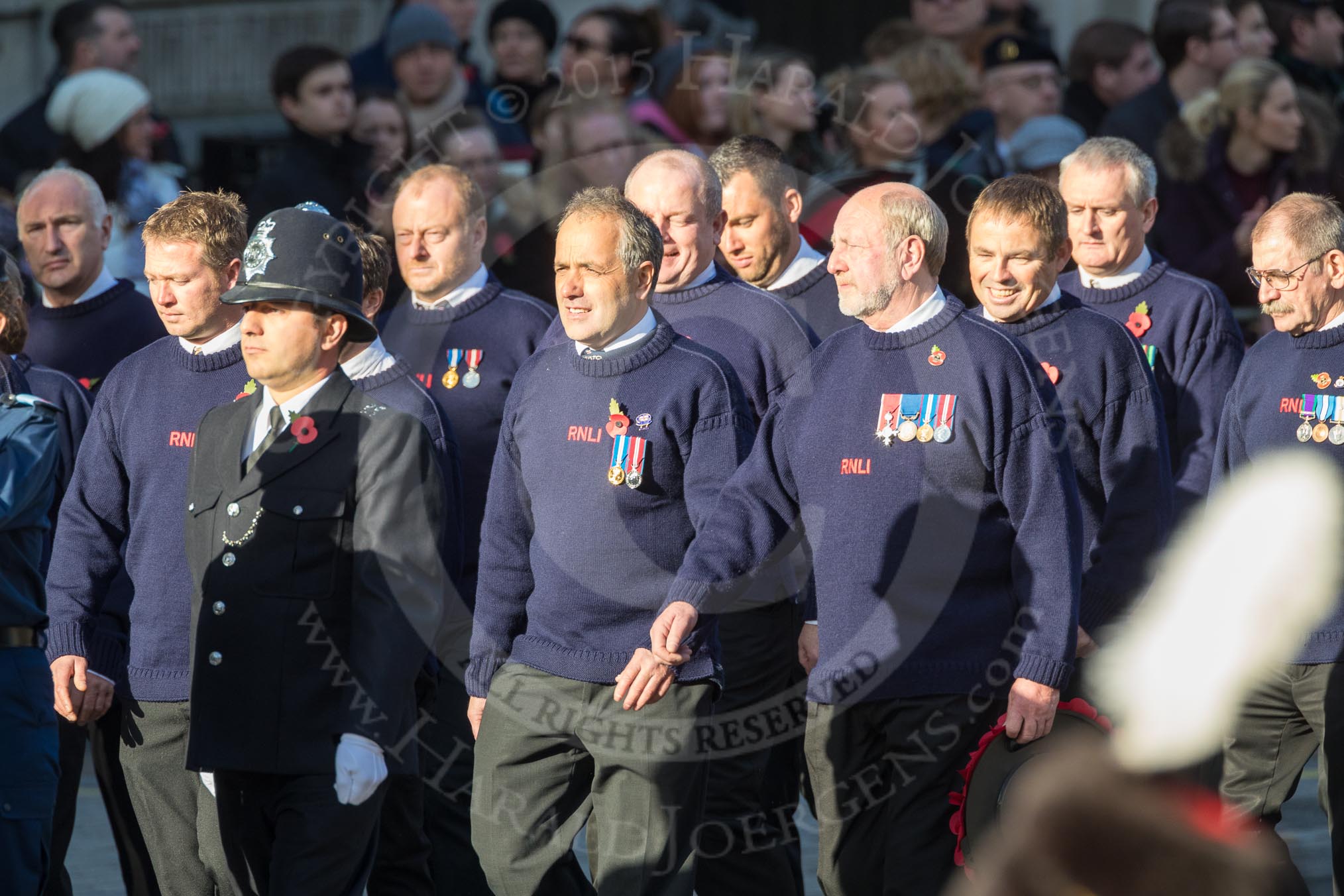 March Past, Remembrance Sunday at the Cenotaph 2016: M41 Royal National Lifeboat Institution.
Cenotaph, Whitehall, London SW1,
London,
Greater London,
United Kingdom,
on 13 November 2016 at 13:19, image #2951