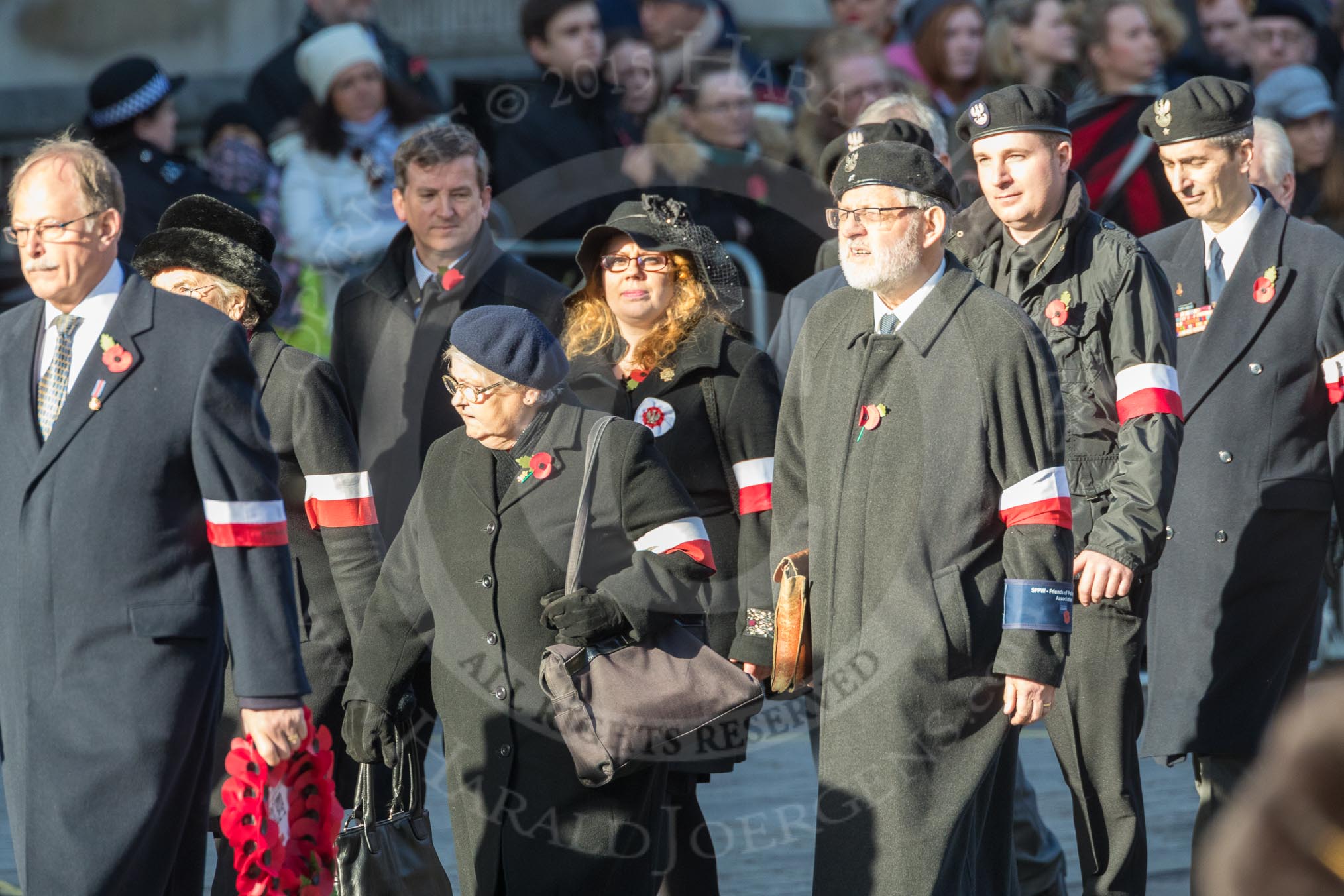 March Past, Remembrance Sunday at the Cenotaph 2016: M42 SPPW - Friends of Polish Veterans Association.
Cenotaph, Whitehall, London SW1,
London,
Greater London,
United Kingdom,
on 13 November 2016 at 13:19, image #2974