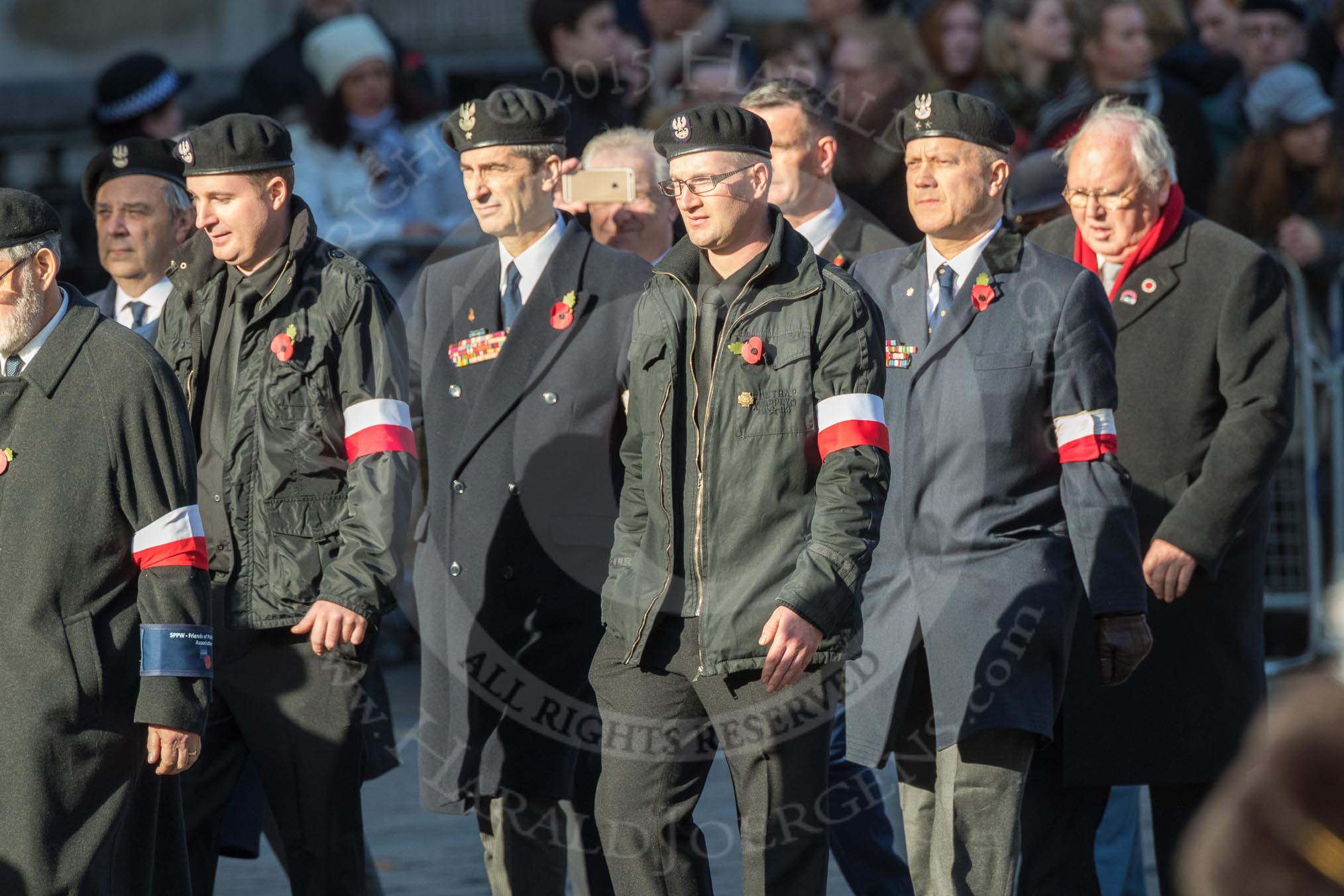 March Past, Remembrance Sunday at the Cenotaph 2016: M42 SPPW - Friends of Polish Veterans Association.
Cenotaph, Whitehall, London SW1,
London,
Greater London,
United Kingdom,
on 13 November 2016 at 13:19, image #2980