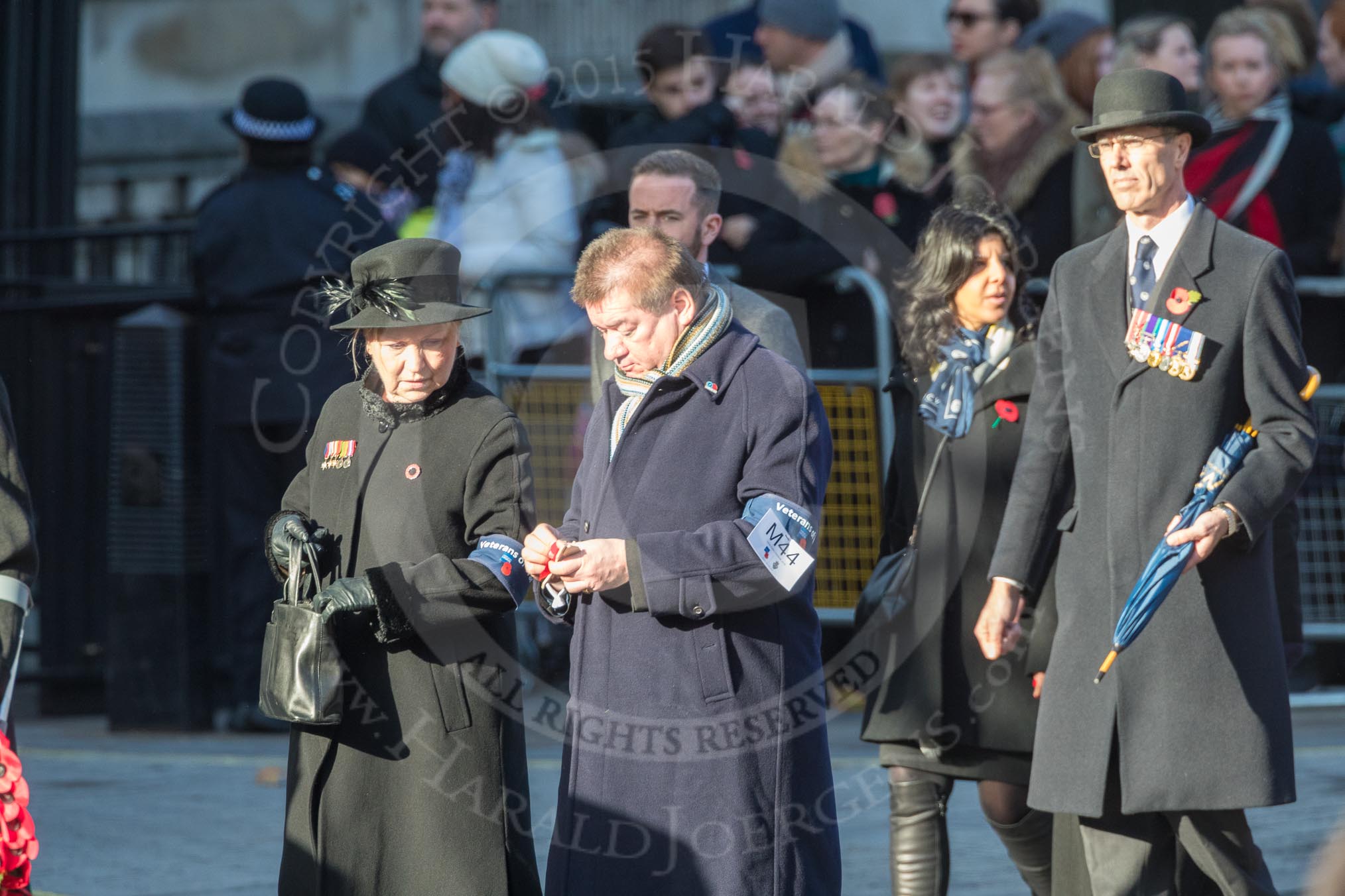 March Past, Remembrance Sunday at the Cenotaph 2016: M44 Veterans of War.
Cenotaph, Whitehall, London SW1,
London,
Greater London,
United Kingdom,
on 13 November 2016 at 13:19, image #2993