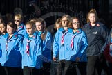 March Past, Remembrance Sunday at the Cenotaph 2016: M34 Girlguiding UK.
Cenotaph, Whitehall, London SW1,
London,
Greater London,
United Kingdom,
on 13 November 2016 at 13:18, image #2861