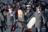 March Past, Remembrance Sunday at the Cenotaph 2016: M52 Munitions Workers Association.
Cenotaph, Whitehall, London SW1,
London,
Greater London,
United Kingdom,
on 13 November 2016 at 13:20, image #3055