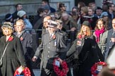 March Past, Remembrance Sunday at the Cenotaph 2016: M52 Munitions Workers Association.
Cenotaph, Whitehall, London SW1,
London,
Greater London,
United Kingdom,
on 13 November 2016 at 13:20, image #3064