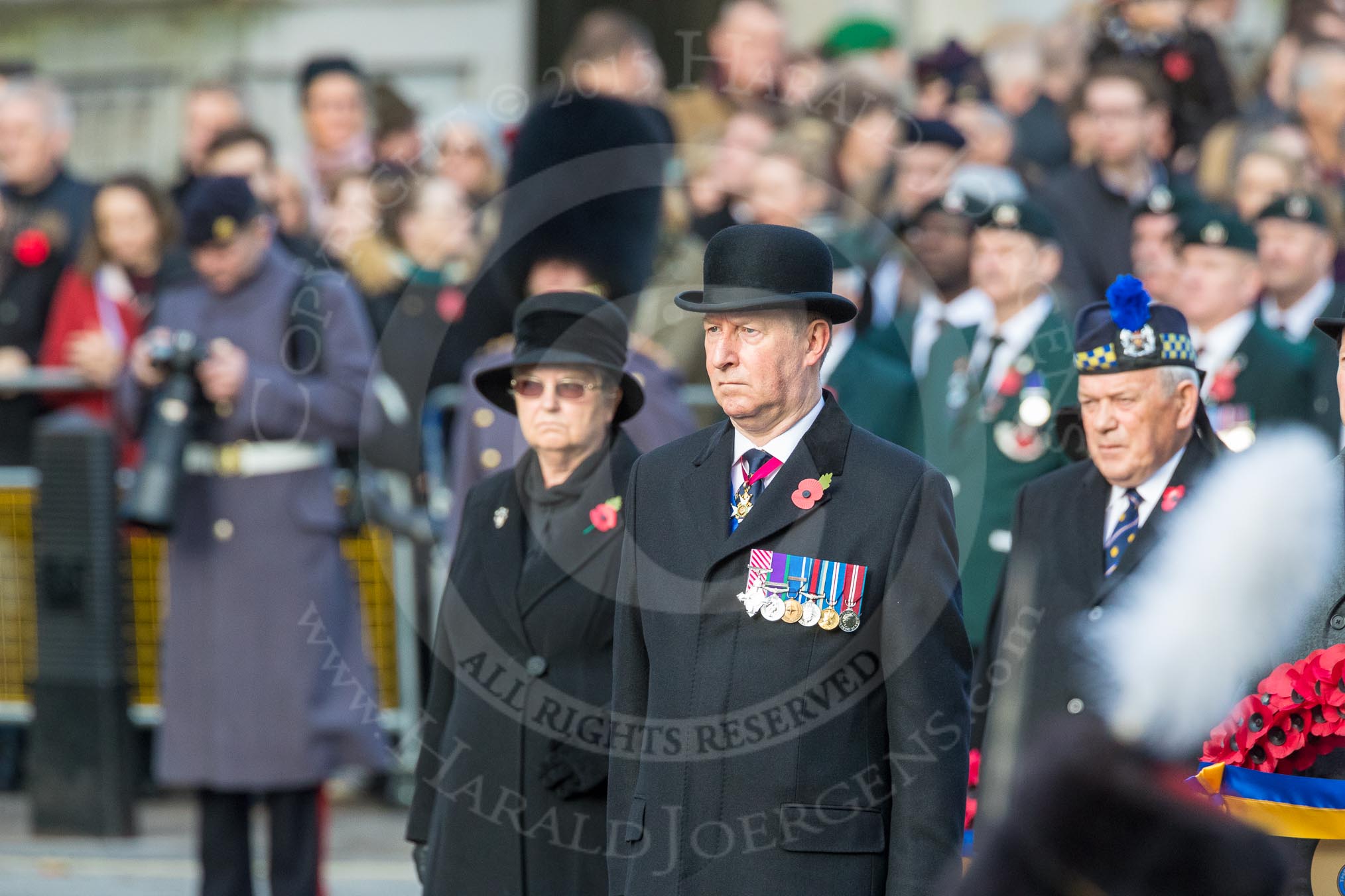 March Past, Remembrance Sunday at the Cenotaph 2016.
Cenotaph, Whitehall, London SW1,
London,
Greater London,
United Kingdom,
on 13 November 2016 at 12:25, image #327