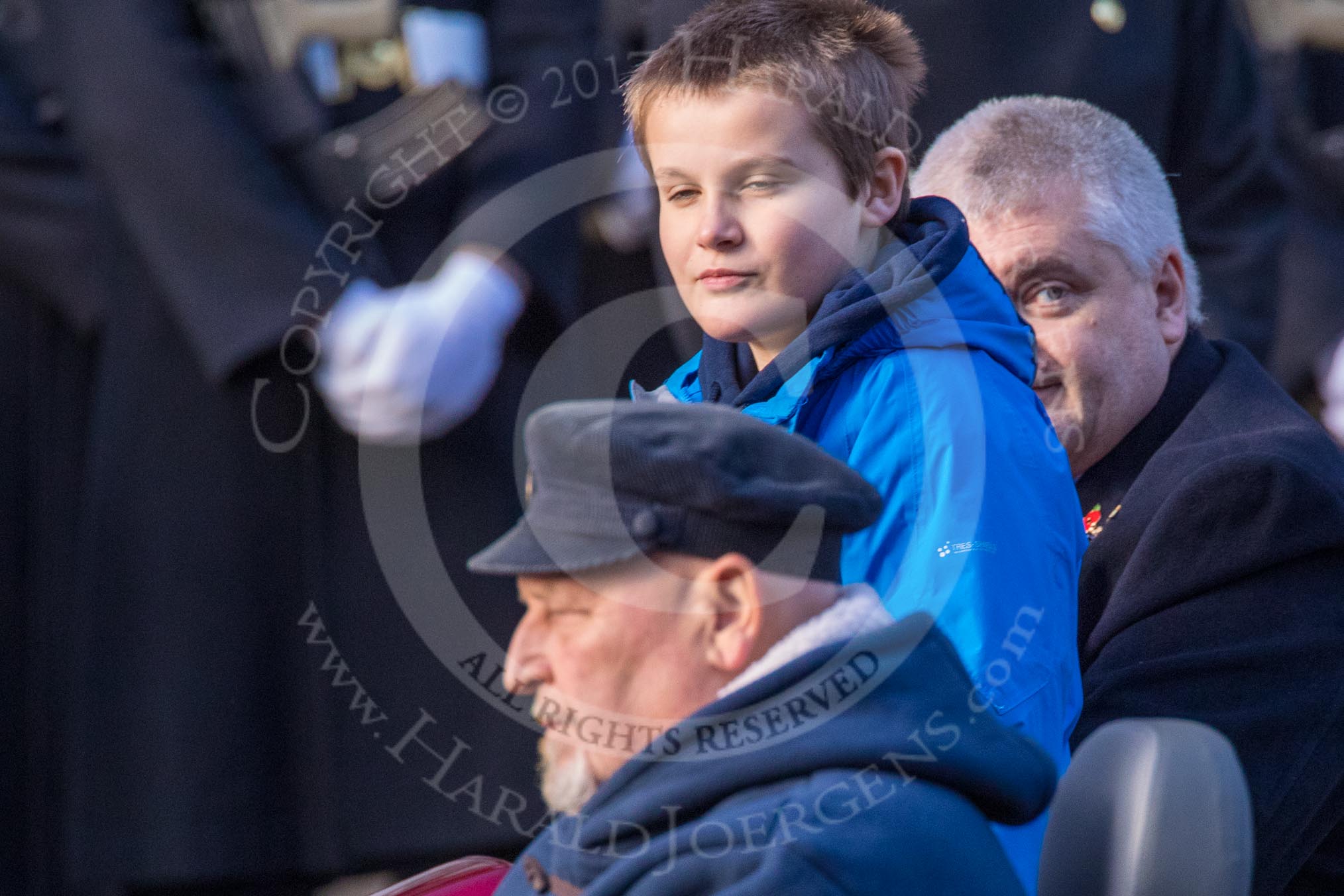 Blesma, The Limbless Veterans (Group AA1, 55 members) during the Royal British Legion March Past on Remembrance Sunday at the Cenotaph, Whitehall, Westminster, London, 11 November 2018, 11:48.