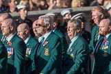 Fleet Air Arm Field Gun Association  (Group E10, 36 members) during the Royal British Legion March Past on Remembrance Sunday at the Cenotaph, Whitehall, Westminster, London, 11 November 2018, 11:42.