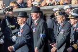 Fleet Air Arm Officers' Association  (Group E11, 22 members) during the Royal British Legion March Past on Remembrance Sunday at the Cenotaph, Whitehall, Westminster, London, 11 November 2018, 11:43.