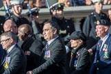 HMS Illustrious Association  (Group E22, 45 members) during the Royal British Legion March Past on Remembrance Sunday at the Cenotaph, Whitehall, Westminster, London, 11 November 2018, 11:44.