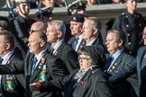 HMS Penelope Association  (Group E23, 26 members) during the Royal British Legion March Past on Remembrance Sunday at the Cenotaph, Whitehall, Westminster, London, 11 November 2018, 11:44.