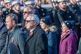 The Four Ships Yangtze Incident Association   (Group E37, 20 members) during the Royal British Legion March Past on Remembrance Sunday at the Cenotaph, Whitehall, Westminster, London, 11 November 2018, 11:46.