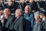 County Class Destroyer (Group E43, 30 members)  during the Royal British Legion March Past on Remembrance Sunday at the Cenotaph, Whitehall, Westminster, London, 11 November 2018, 11:47.