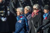 Association  of Wrens (Group E45, 115 members) during the Royal British Legion March Past on Remembrance Sunday at the Cenotaph, Whitehall, Westminster, London, 11 November 2018, 11:47.