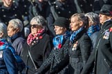 Association  of Wrens (Group E45, 115 members) during the Royal British Legion March Past on Remembrance Sunday at the Cenotaph, Whitehall, Westminster, London, 11 November 2018, 11:47.