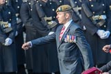 Blesma, The Limbless Veterans (Group AA1, 55 members) during the Royal British Legion March Past on Remembrance Sunday at the Cenotaph, Whitehall, Westminster, London, 11 November 2018, 11:47.