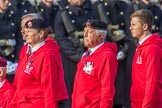 British Ex-Services Wheelchair Sports Association  (Group AA2, 14 members) during the Royal British Legion March Past on Remembrance Sunday at the Cenotaph, Whitehall, Westminster, London, 11 November 2018, 11:48.