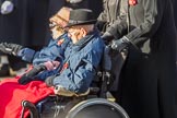 The Queen Alexandra Hospital Home (Group AA4, 20 members) during the Royal British Legion March Past on Remembrance Sunday at the Cenotaph, Whitehall, Westminster, London, 11 November 2018, 11:48.