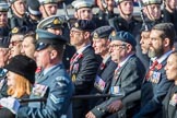 Combat Stress (Group AA6, 36 members) during the Royal British Legion March Past on Remembrance Sunday at the Cenotaph, Whitehall, Westminster, London, 11 November 2018, 11:49.