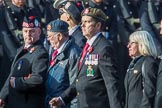 Scottish War Blinded (Group AA8, 21 members) during the Royal British Legion March Past on Remembrance Sunday at the Cenotaph, Whitehall, Westminster, London, 11 November 2018, 11:49.