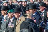 The Not Forgotten Association  (Group F5, 47 members) during the Royal British Legion March Past on Remembrance Sunday at the Cenotaph, Whitehall, Westminster, London, 11 November 2018, 11:50.