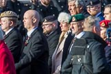 The Not Forgotten Association  (Group F5, 47 members) during the Royal British Legion March Past on Remembrance Sunday at the Cenotaph, Whitehall, Westminster, London, 11 November 2018, 11:50.