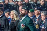 The Not Forgotten Association  (Group F5, 47 members) during the Royal British Legion March Past on Remembrance Sunday at the Cenotaph, Whitehall, Westminster, London, 11 November 2018, 11:50.